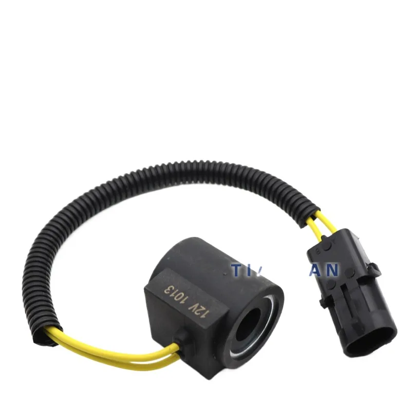 For Sunward SWE 60 70N9Pilot Solenoid Coil Solenoid CoilDC12V 24V Excavator Parts