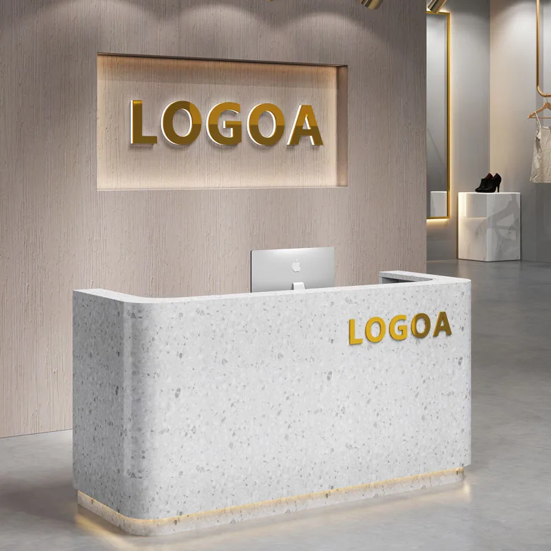 

Design Beauty Reception Desks Modern Shop Bar Luxury Hotel Display Executive Reception Desks Company Mostrador Lounge Furniture