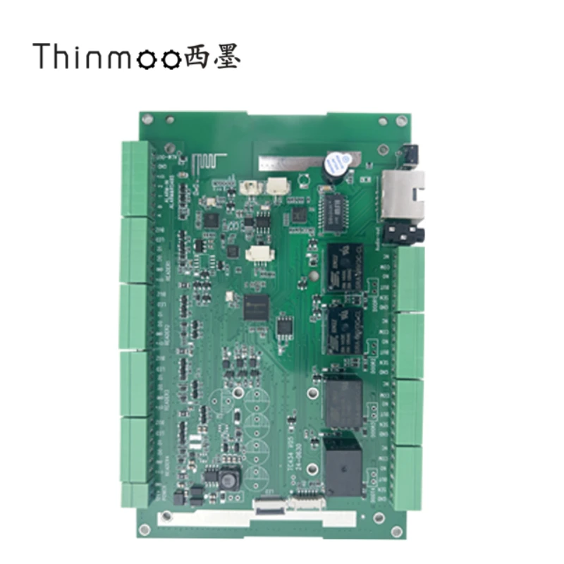 Thinmoo Multi-function wiegand TCP/IP wiegand network  4 doors smart access control system board with software