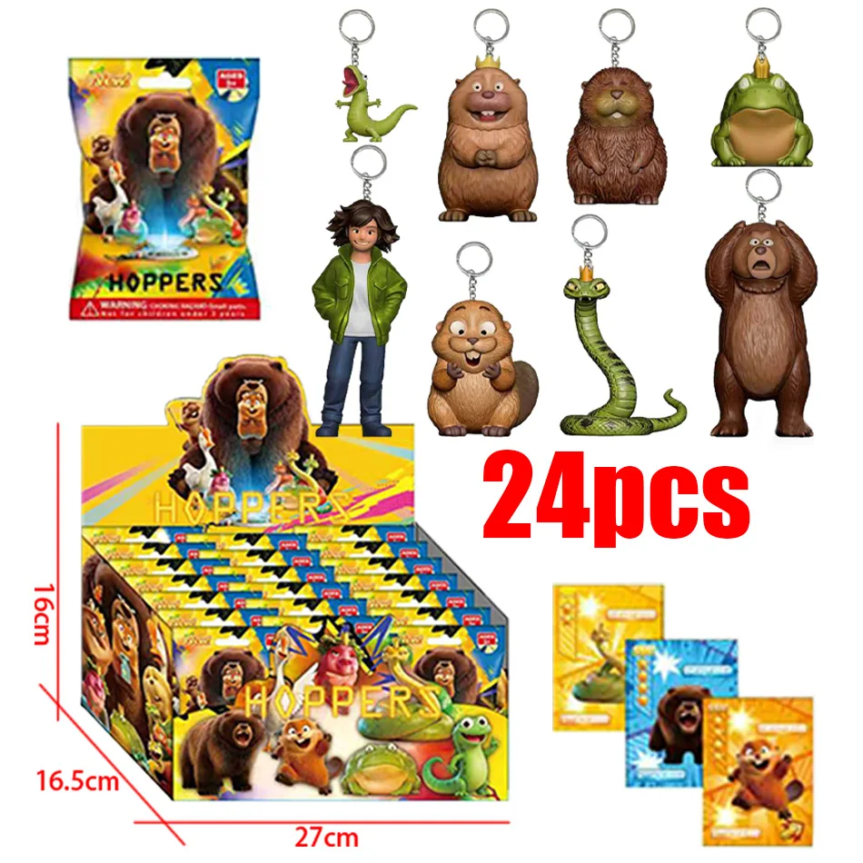 Nuovo Anime Beaver Transformation Project Hoppers Blind Box Action Figure Portachiavi Ciondolo Borsa Modello Bambola Giocattolo Regalo per Bambini