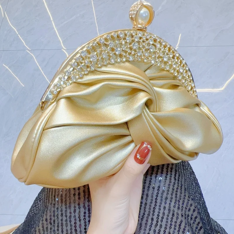 Роскошные женские модные дизайнерские сумки, сверкающий банкетный клатч, инкрустированный стразами, сумка на плечо с цепочкой, вечерние сумки для ужина