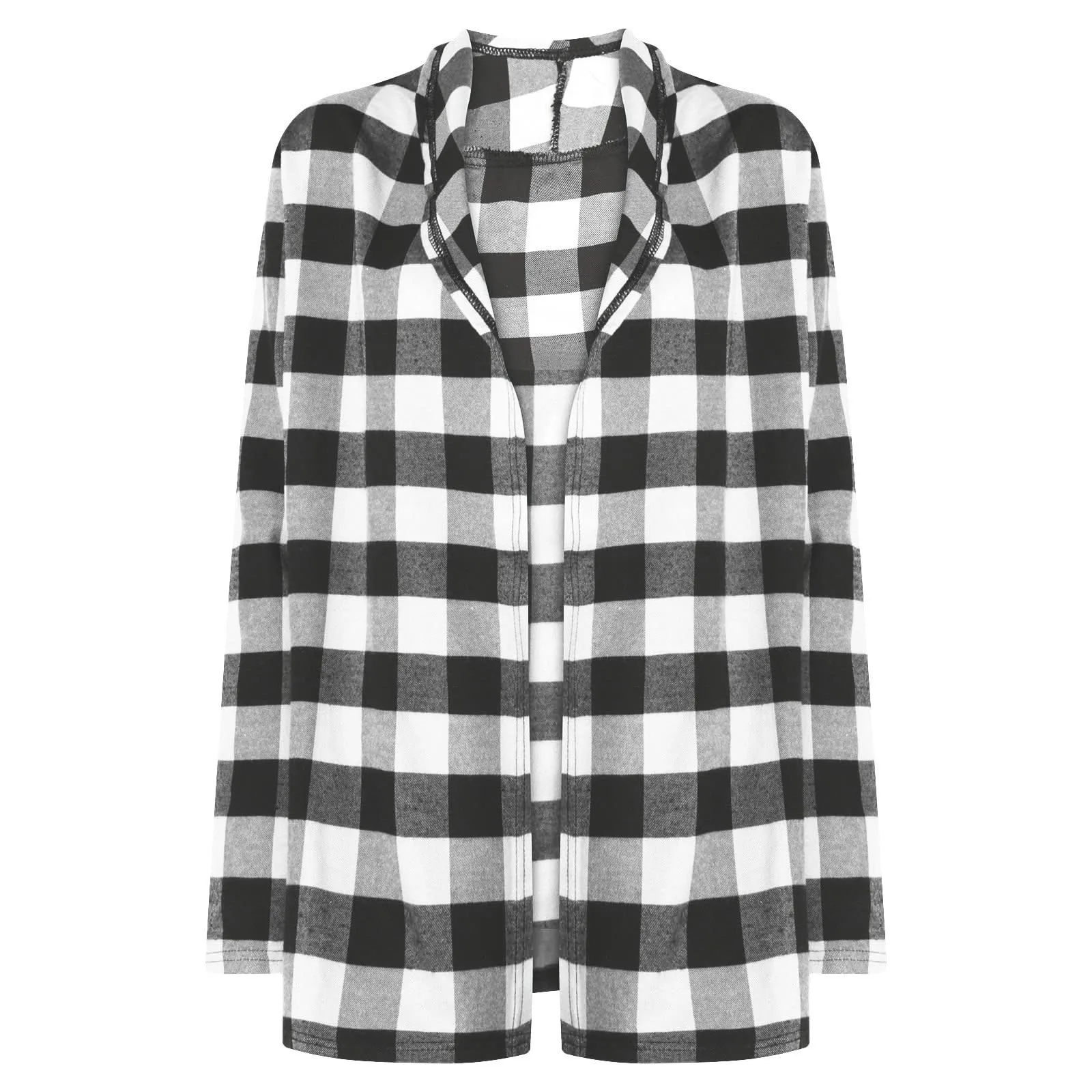 Autumn New Arrival 2024 Long Tops Flannel Plaid Shirt Women Plus Size Button Up Shirts Long Sleeve Casual Loose Cotton Cardigan