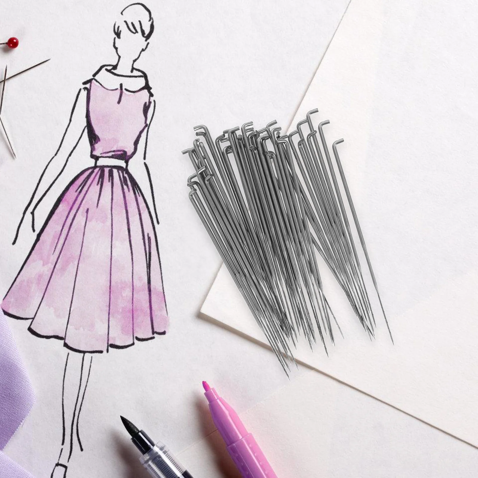 

100Pcs Wool Felting Needle Kit Supplies Ergonomic Design for Intricate 3D Shapes DIY Craft Projects Felting Needles