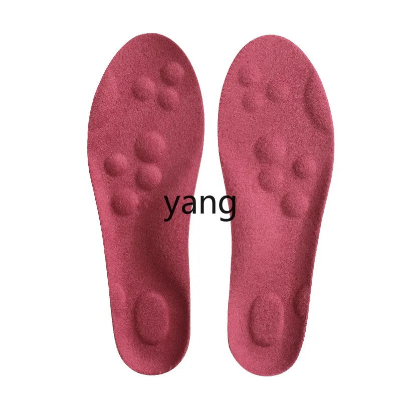 Yjq heating constant temperature insole warm and velvet full pad antibacterial comfortable breathable sports sole