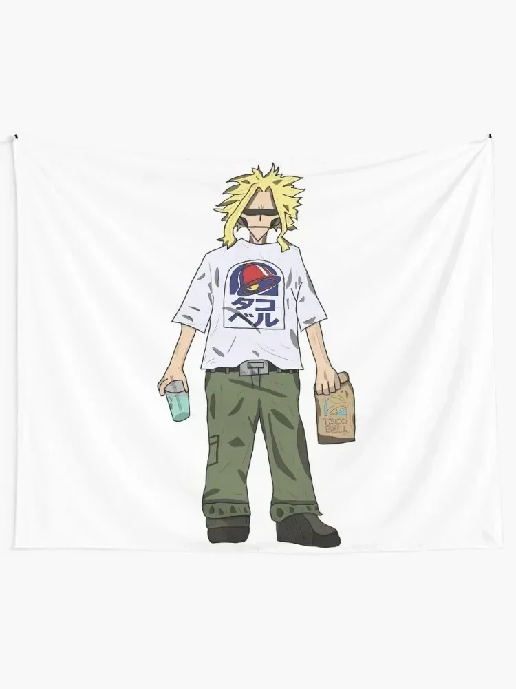 Taco Bell All Might (True Form) Tapestry Decor For Bedroom Aesthetic Home Decor Tapestry