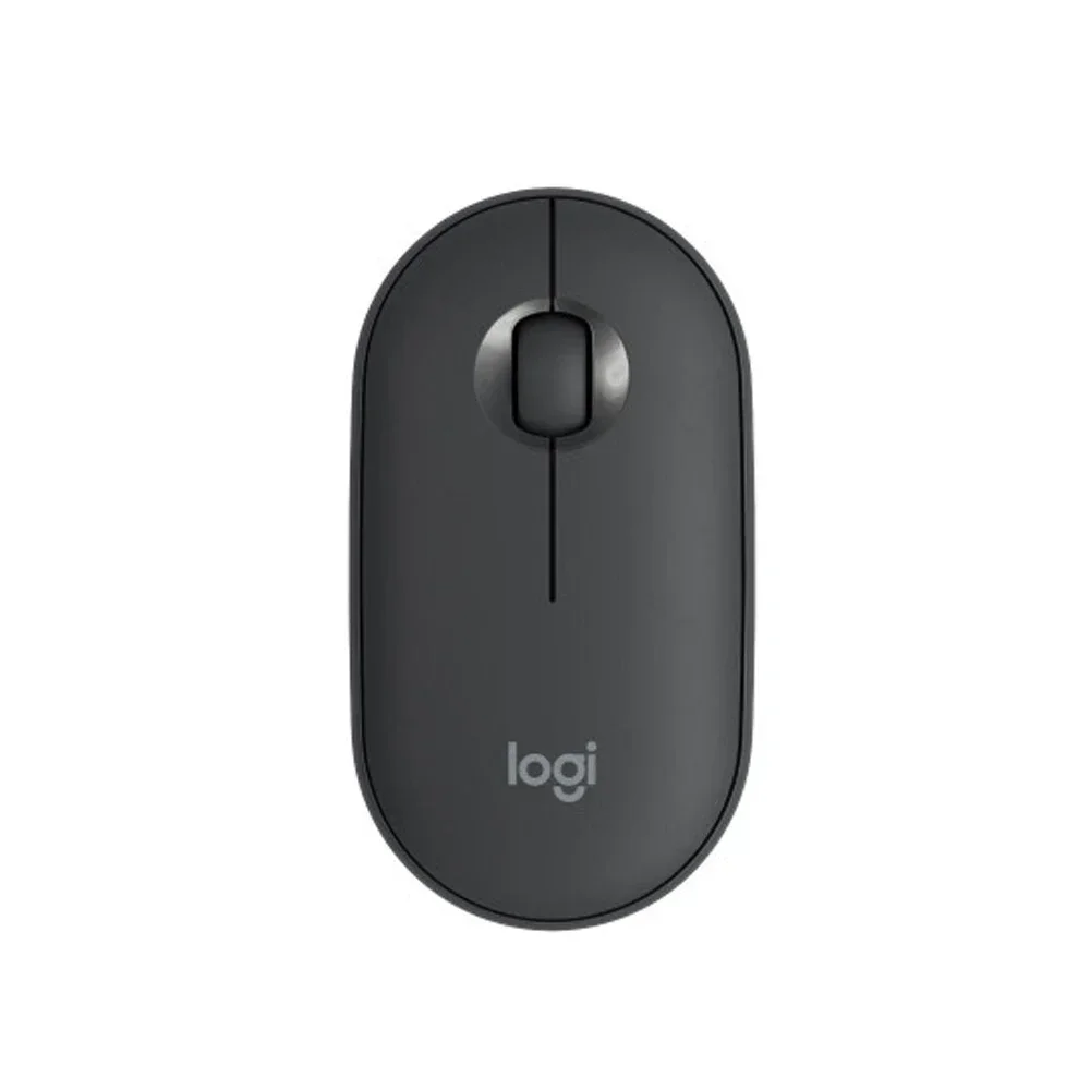 Logitech-ماوس صغير m350 لأجهزة الكمبيوتر المحمول ، بلوتوث ، خفيفة ورقيقة ، كتم الصوت ، بطارية usb ، للمكتب