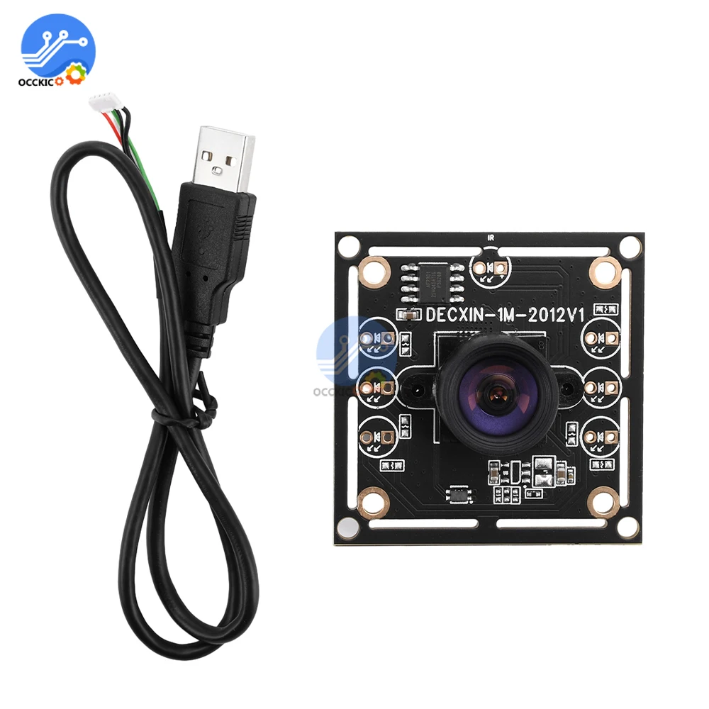 OV9732 1MP 65/100 Degrees Without Distortion Camera Module With USB Cable Driver-free 1280x720 720P for WinXP/7/8/10//Linux