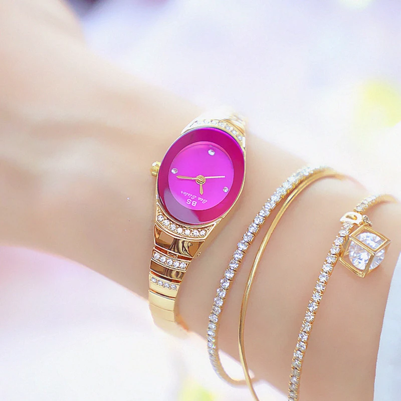 2022ใหม่นาฬิกาผู้หญิงหรูหราของผู้หญิงคริสตัลขนาดเล็กนาฬิกาข้อมือควอตซ์ Relogio Feminino หญิงแฟชั่นนาฬิกาสวยงาม