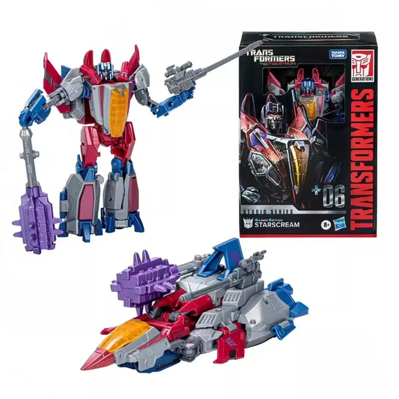 Hasbro 오리지널 트랜스포머 애니메이션 피규어 스튜디오 시리즈 GE02 바리케이드 옵티머스 프라임 액션 피규어 소년 소녀 어린이 선물