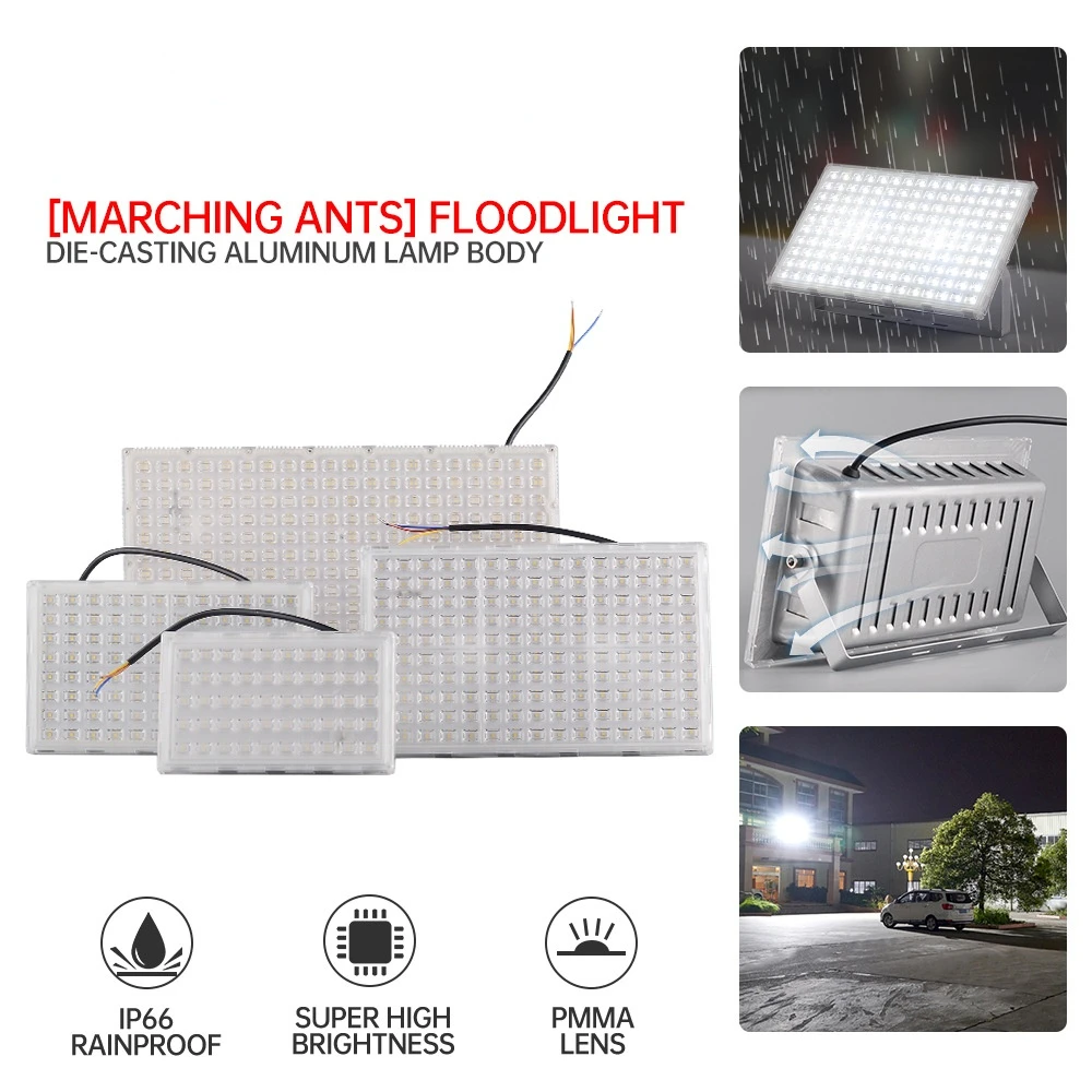 

Ant LED Flood Light Outdoor Waterproof 50W100W200W400W Construction Site Parking Lot Stadium Park High-power Projection Light