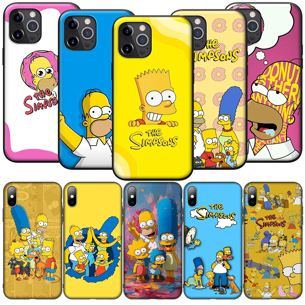 H-165 The S-Simpsons Bart New Phone Case for Samsung Galaxy A15 S10E S9 S8 S7 Note 20 10 9 8 Plus Lite