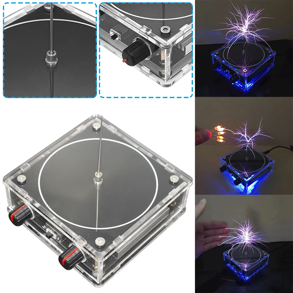 Multi-Function Music for Tesla Coil Speaker Palm for Tesla Coil Voltage Pulse Electric Arc Generator Scientific Experiment Tool