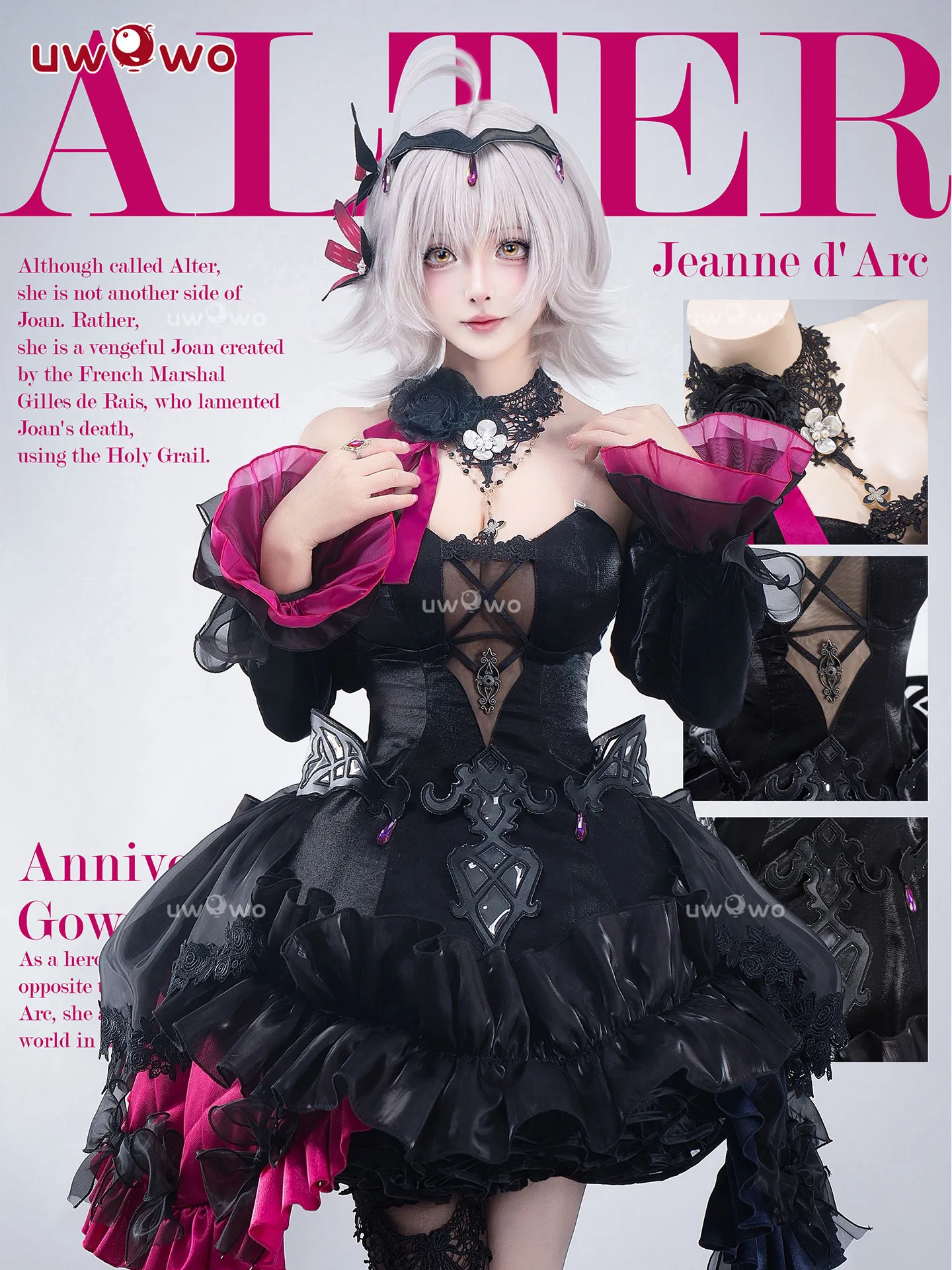 Anime Cosplay Outfits Female - ชุดคอสเพลย์เจนน์ ดี'อาร์ค อัลเตอร์ ชุดปีใหม่ 2026 จาก
