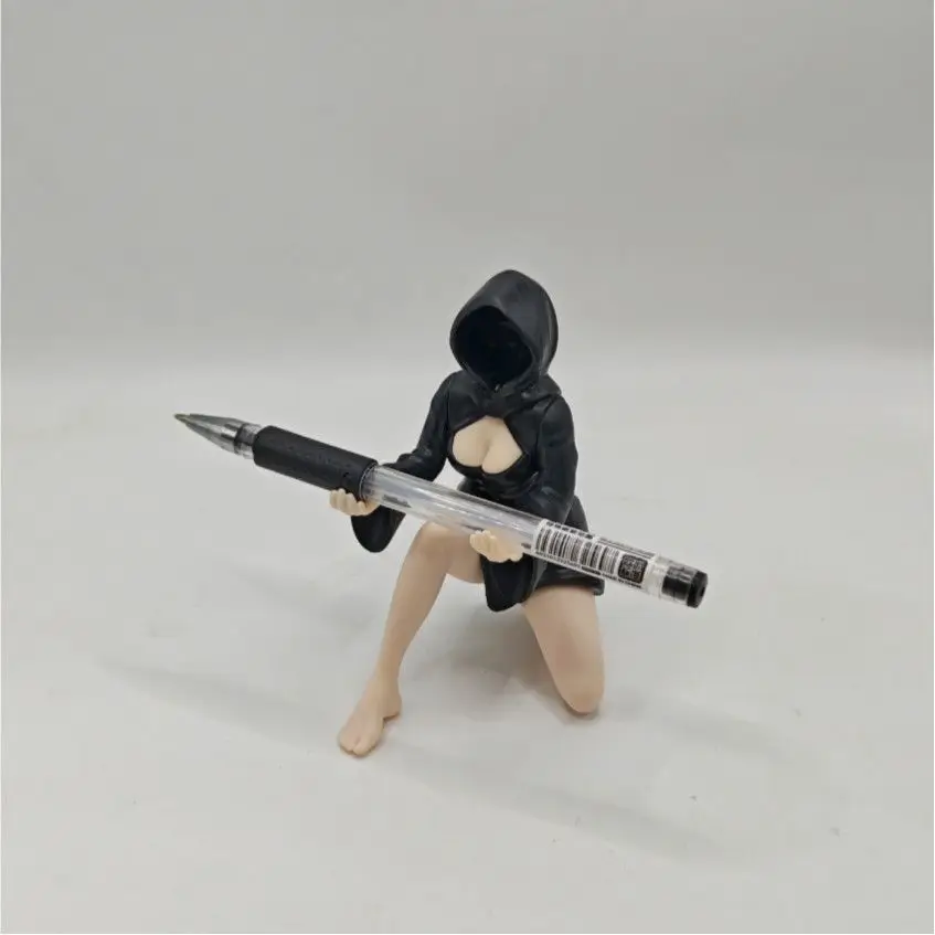 

Trendy Halloween Mysterious Phone Stand Pen Holder Figurine Black-Robed Queen Car Decoration