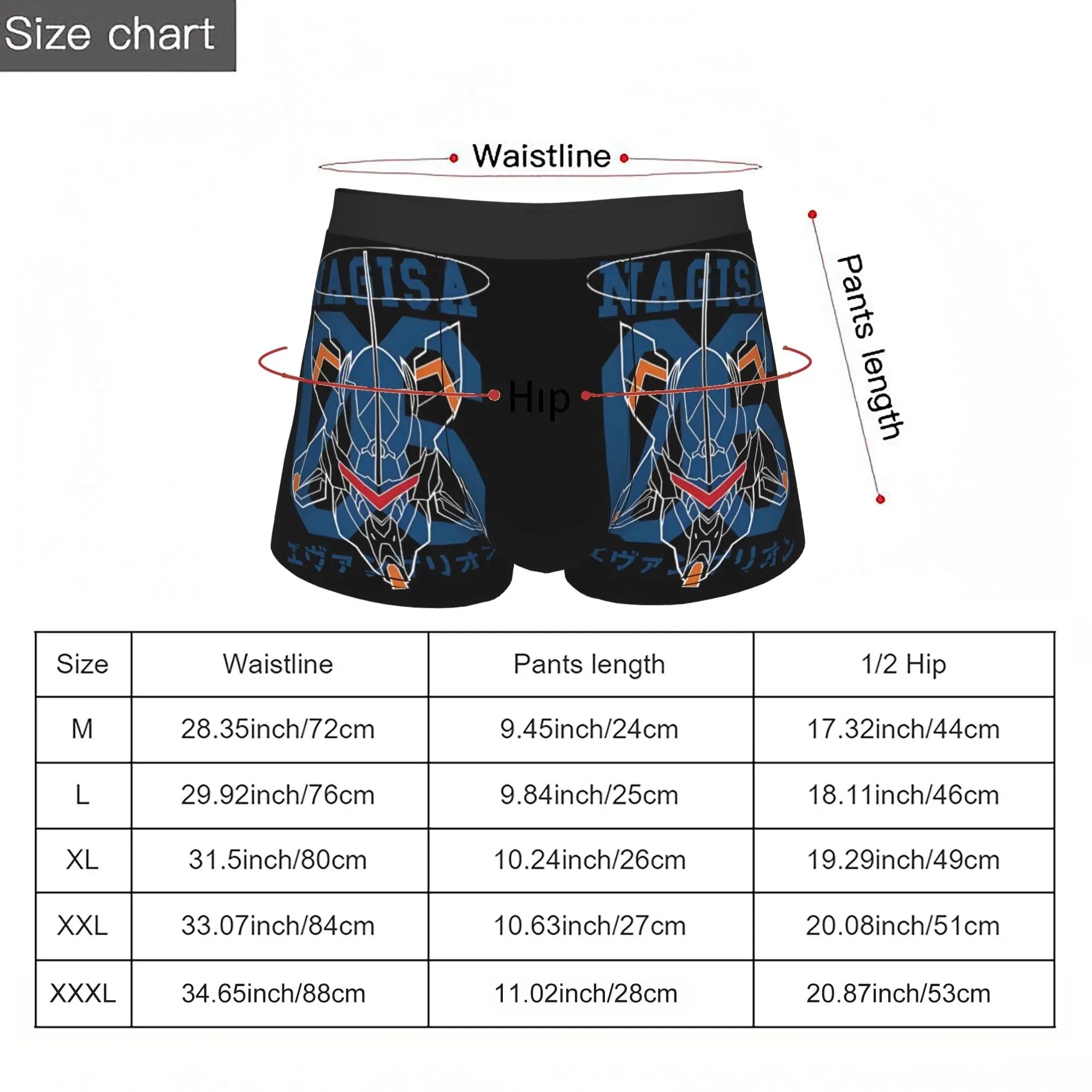 EVA 06 Bandai EVA Underpants Breathbale Panties Man Underwear Comfortable Shorts Boxer Briefs view 5