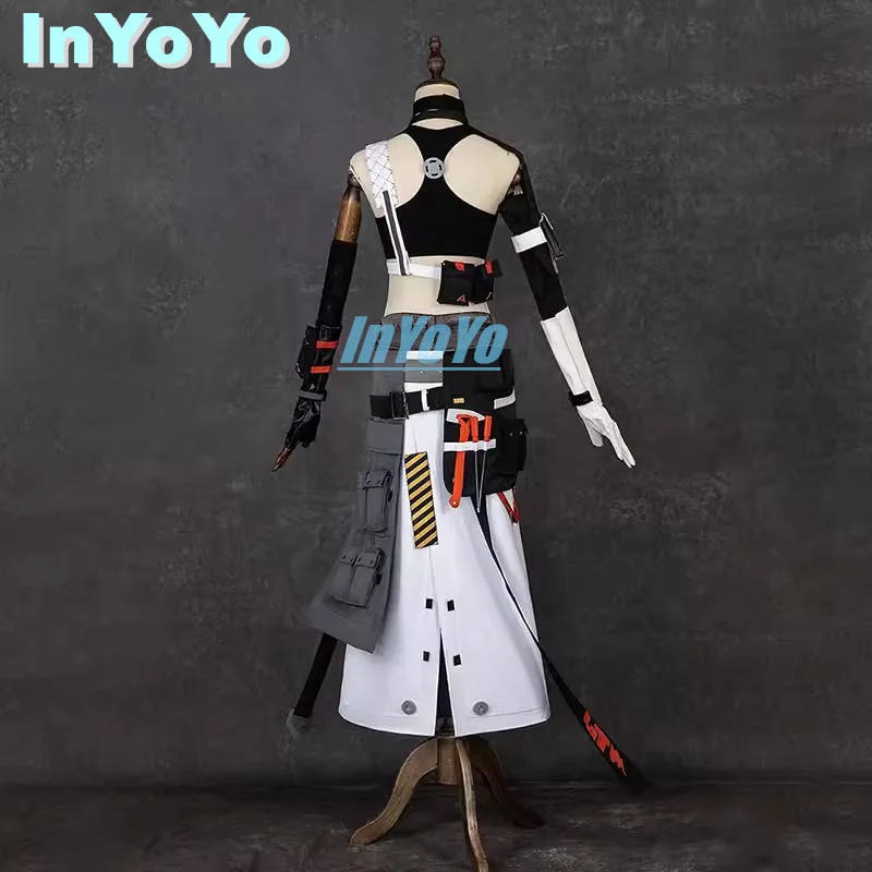 InYoYo Grace Cosplay Zenless Zone Zero Costume Fashion Cool Uniform Game Suit Halloween Party Outfit Women Clothing XS-XXL New