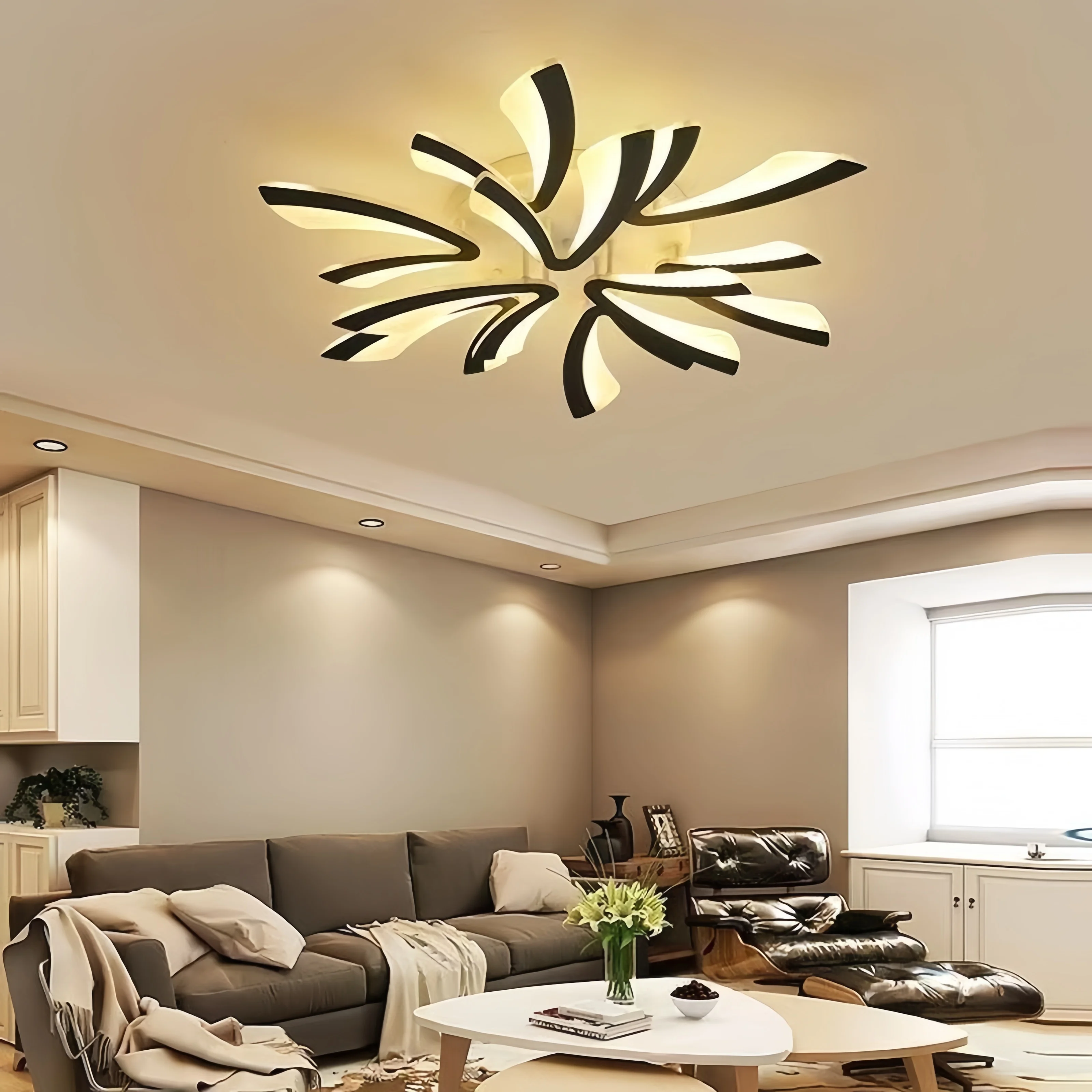 Modern Led Ceiling Lamp Home Light Living Room Bedroom 2026 New Fixture With Changeable Soft Energy Saving Indoor Decoration
