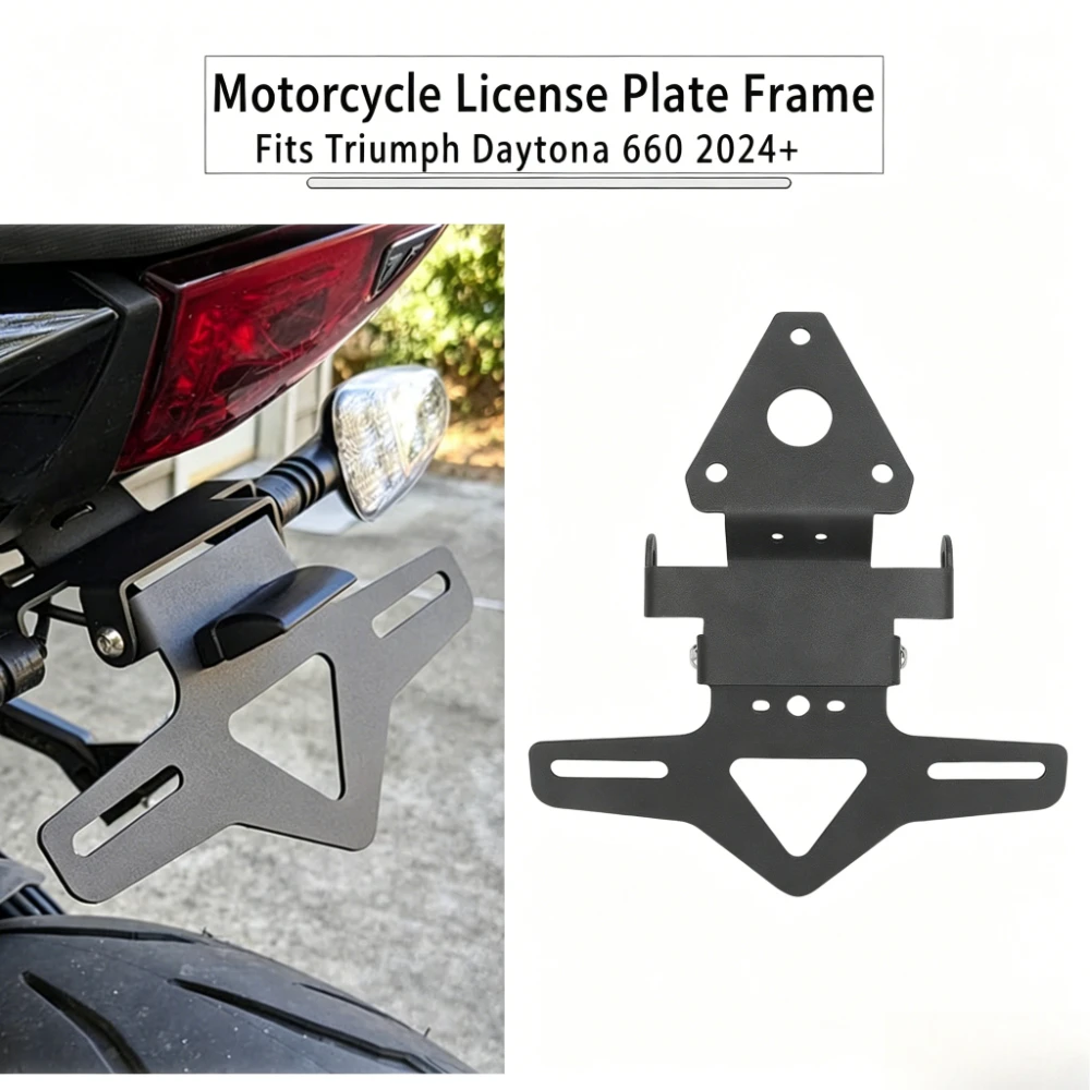 

Motorcycle Tail Tidy Fender Eliminator Registration License Plate Holder Bracket Fit For Daytona 660 2024