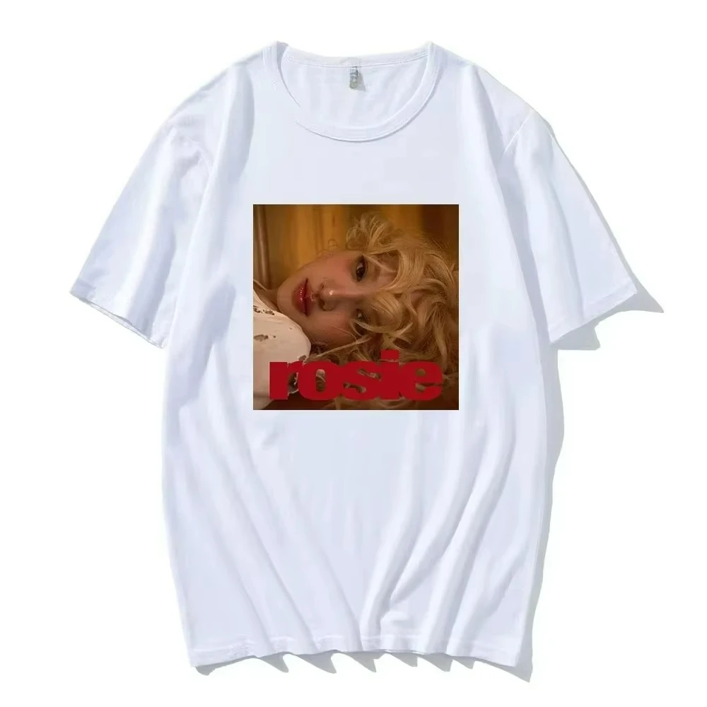 

Rosé New Album Number One Girl Same T Shirt Men/women Clothing Harajuku Tops Y2k Unisex High Quality Tees Graphic Clothes