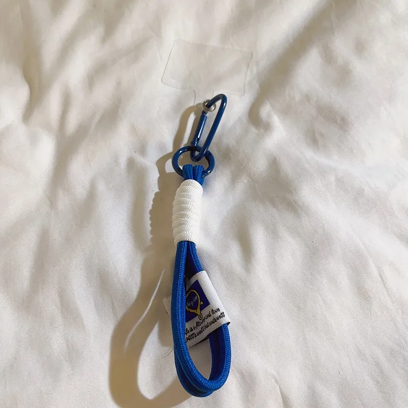 Color Combination Short Mobile Phone Lanyard Can Be Portable Anti-release Rope Hanging Wrist Pendant Clip Hanging Decoration