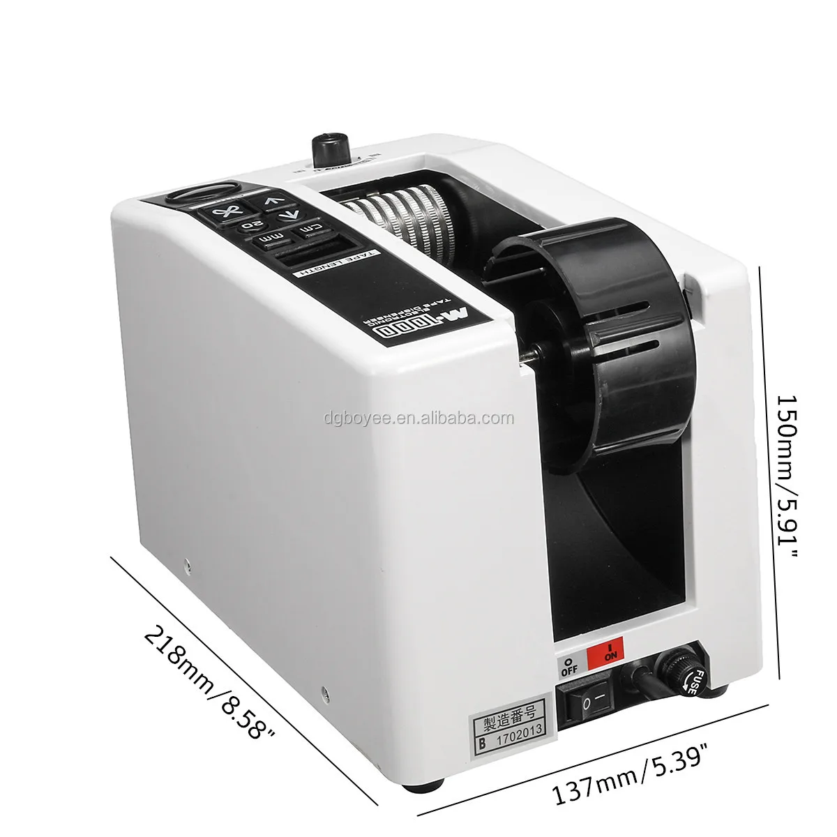 110v 220v Automatic Tape Dispenser M1000 Tape Cutter Machine M-1000 Width 7mm-50mm Belting Machine