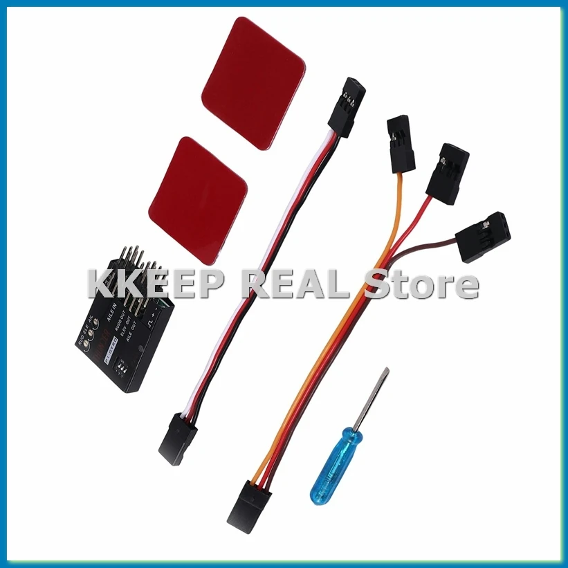 P1-GYRO 3- Flight Controller Stabilizer System Gyro For Fixed Flying Wing Black-ABHG