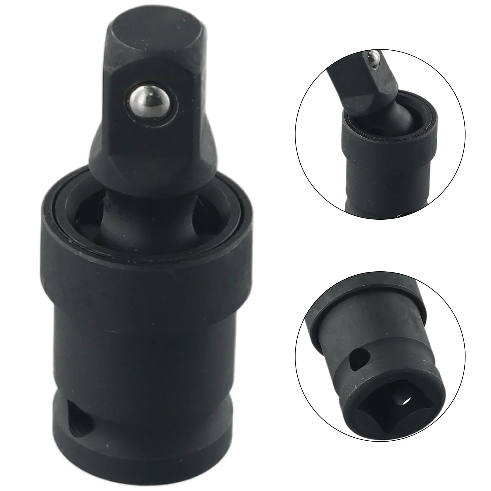 1/2 Inch Pneumatic Universal Joint 360 Degree Swivel Electric Wrench Socket Adapter Air Impact Wobble Socket Adapter Tools