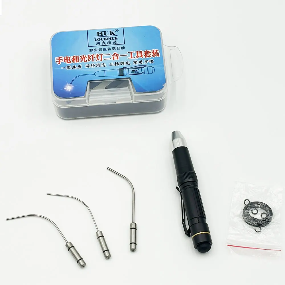 Huk Mini Fiber Optic Light For Locksmith Tools With High Brightness For Car Locksmith Supply