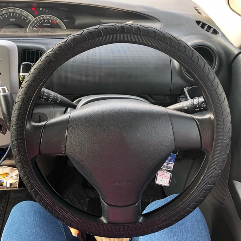 

Car Styling Car Silicone Steering Wheel Glove Cover Texture Soft Multi Color Soft Silicon Steering Wheel Automobiles Accessories