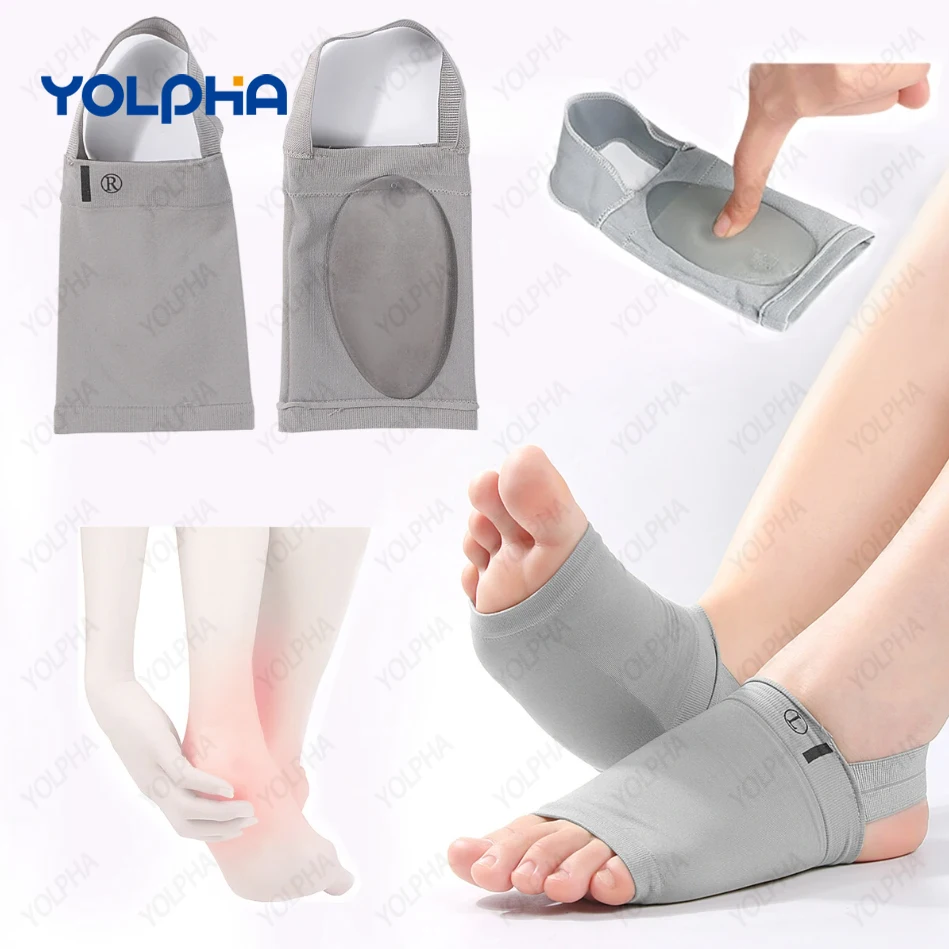 

Arch Support Insoles Flat Foot Corrector Orthopedic Plantar Fasciitis Relief Foot Pain Elastic Sleeves Men Women Comfort Fit​