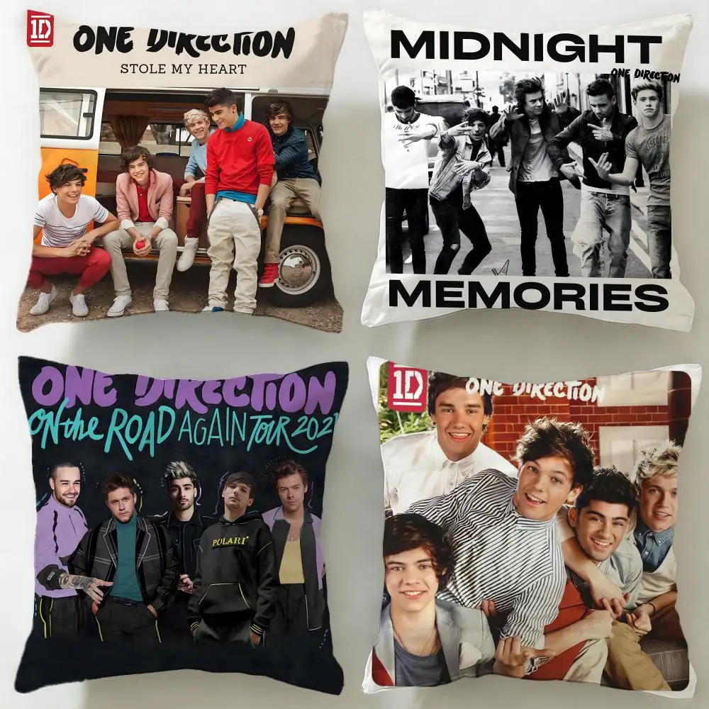 classic band Ones Direction Cushion Cover Soft & Easy-Wash Pillow Case – Versatile for Couch, Bed, Travel and Office