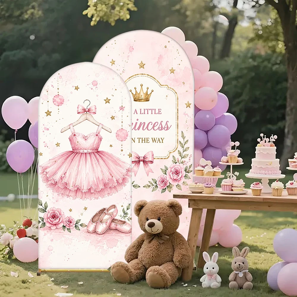 Custom 2-sided Women Girl Happy Birthday Background Rose Gold Splash Party Decorations Sliver Birthday Cake Table Arch Backdrop