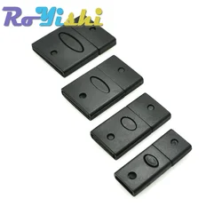 10 Pcs/Pack Plastic Breakaway Safty Buckles For Neck Strap Lanyard Webbing ID Badge Tag Holder Black