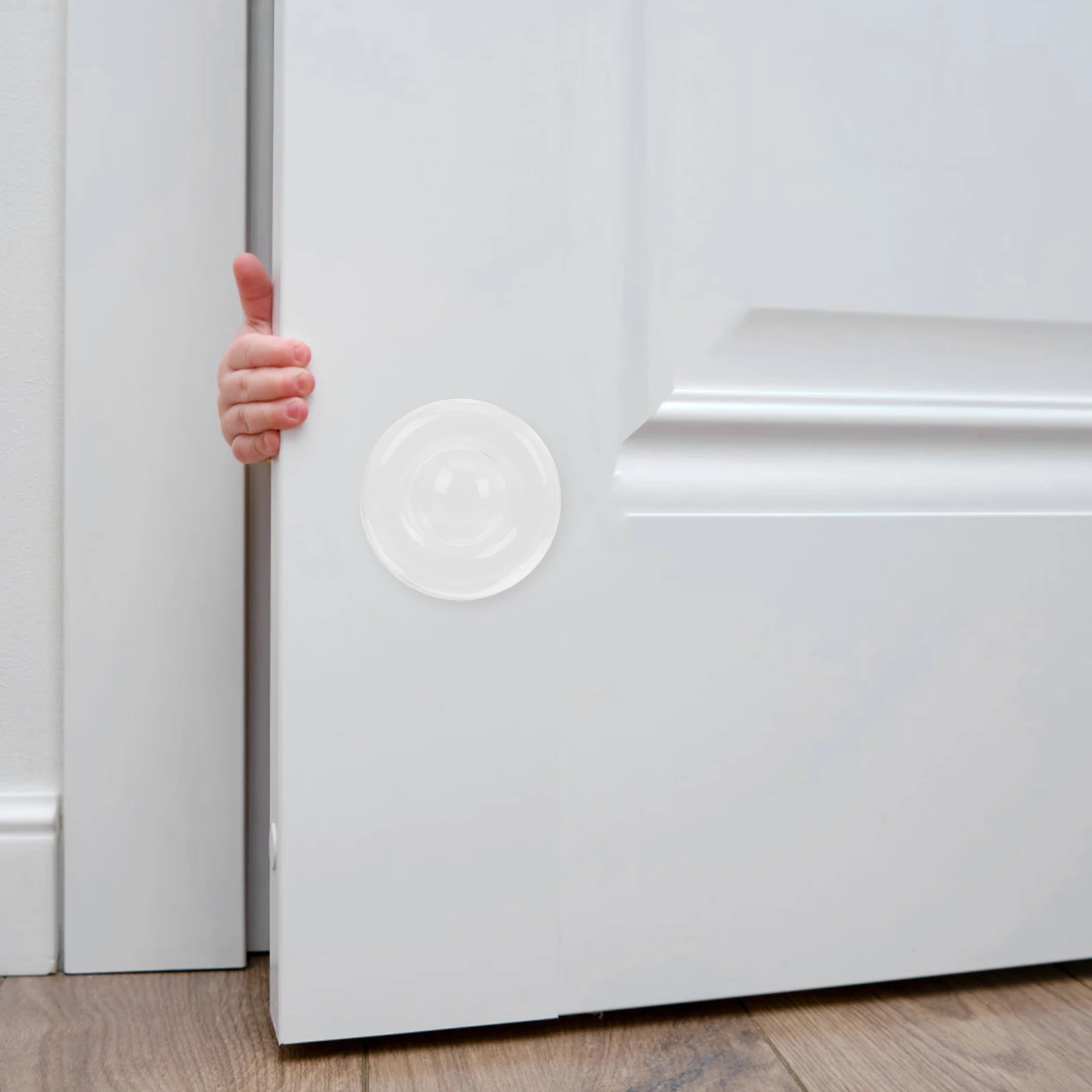 

6Pcs Silicone Door Stoppers Anti-Collision Wall Protector Transparent Pads for Cabinet Drawers Doorknob Bumper Noise Reduction