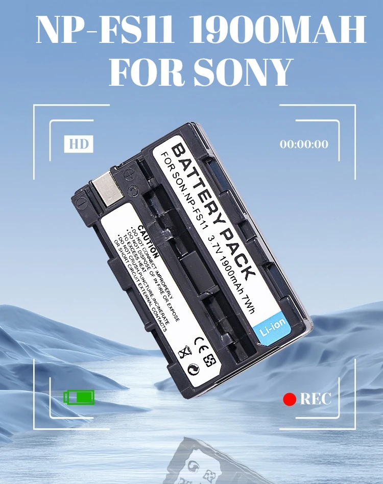 

1900mAh NPFS11 Battery for Sony DSC F55K DCR PC1 PC2 PC3 PC4 PC5 DCR P1 P2 Camcorder Replacement NPFS11 NP FS11