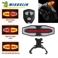 E-Scooter Turning Signal Tail Light USB Rechargable Smart Wireless Light LED Turn Signal Light for Xiaomi M365 Pro 2 MI 4 Parts