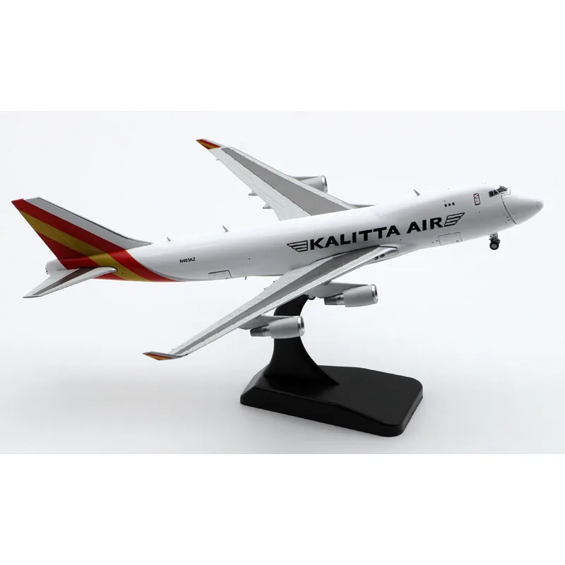 LH4263C Liga Avião Colecionável Presente JC Asas 1:400 Kalitta Air Interativo Boeing B747-400F Diecast Aeronave Jet Modelo N403KZ