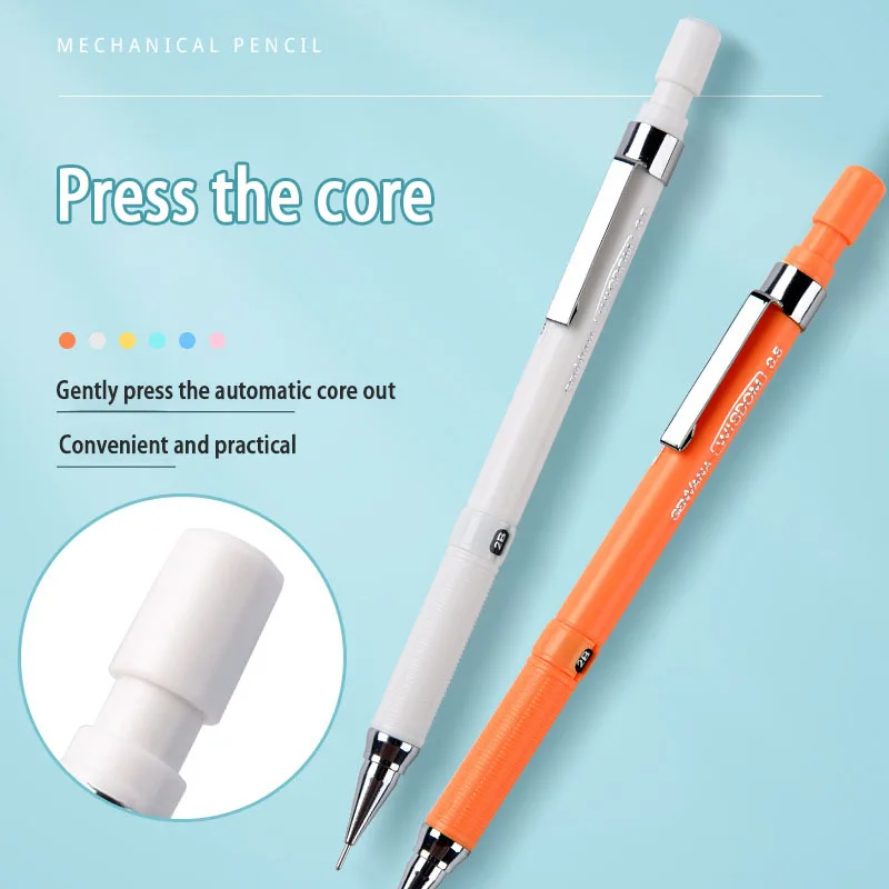 with Eraser Low Center of Gravity Metal Head Automatic Pencil Constant Core Drawing Pen Drawing Pen Comic Sketch Pen