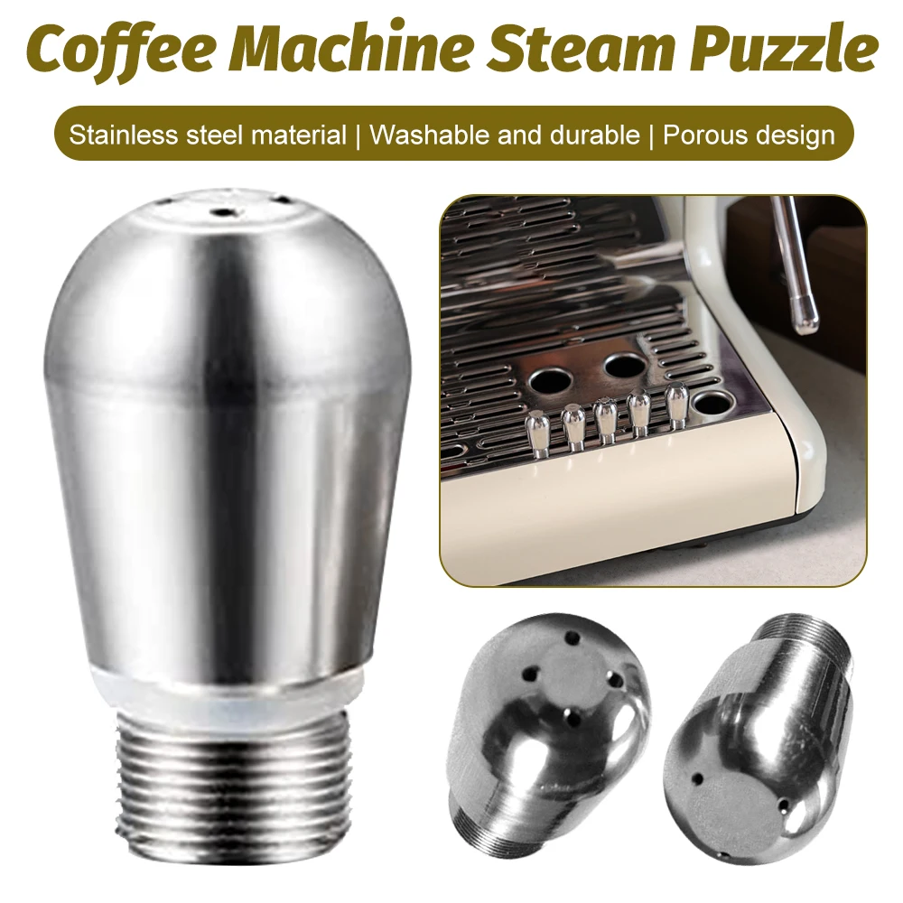 Coffee Maker Steam Nozzle 3/4 Hole Steam Nozzle Milk Foam Spout Steam Wand Tip for Sage Breville 870/875/878 Espresso Machine