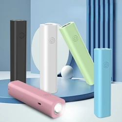 LED Strong Light Mini Flashlight USB Charging Outdoor Emergency Flashlight Portable Home Lighting Flashlight