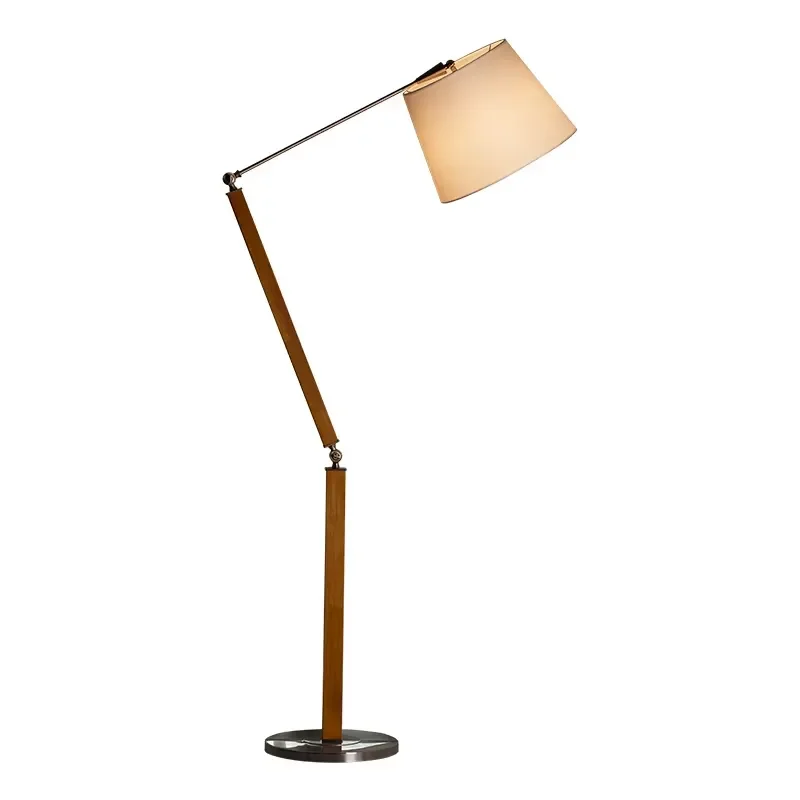Retro Rocker Floor Lamp Adjustable High Pole Flexible Standing Light for Living Room Bedroom Office Home Decor