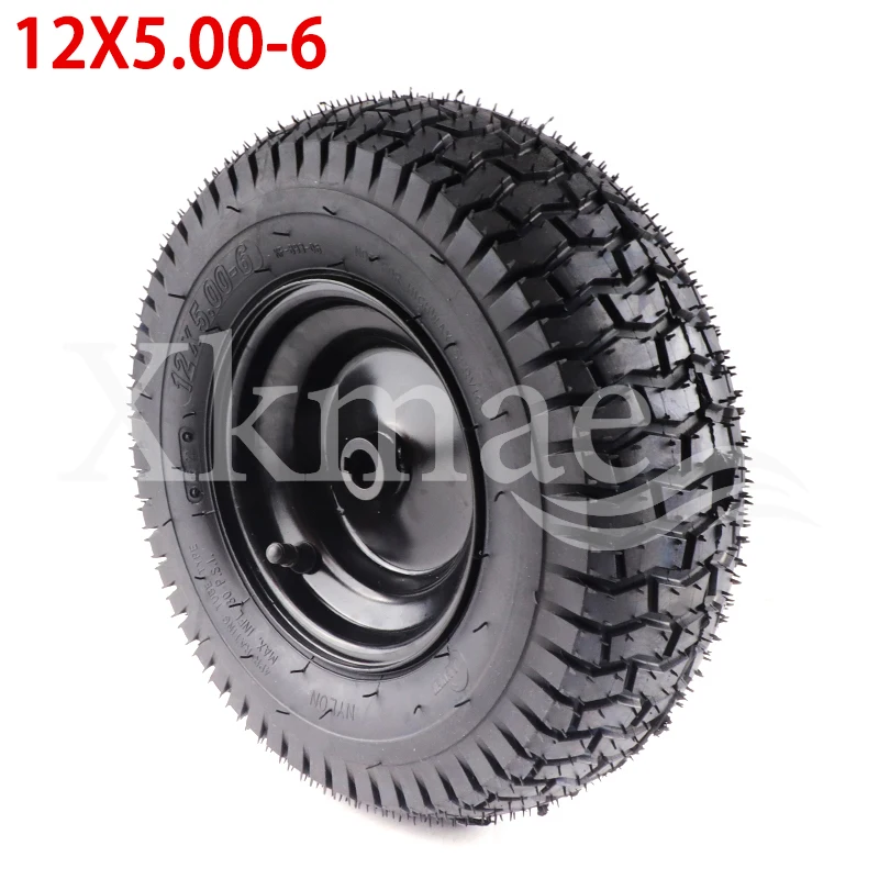 6-inch rear wheel 12x5.00-6 accessories self-contained wheels suitable for mini ATV small four-wheel ATV vacuum tire iron wheels