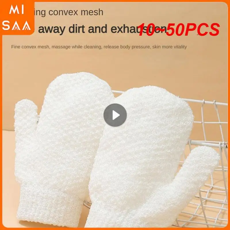 10~50PCS Bath Gloves Body Scrubber Bath Exfoliating Not Hurt Skin Rubbing The Divine Instrument Bath Supplies