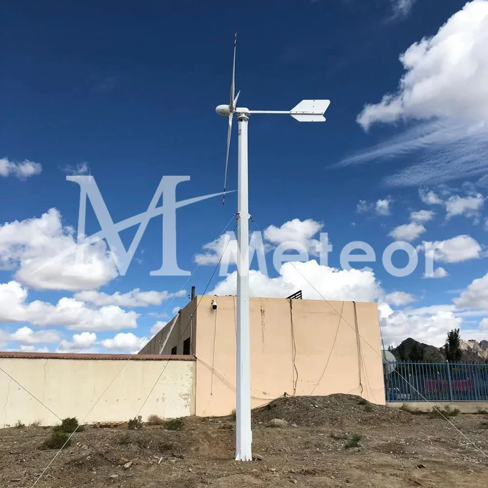 High Efficiency Horizontal Axis Wind Turbine Generator 3KW 4KW 5KW Electric Windmill for Off-Grid And Grid-Tie Systems