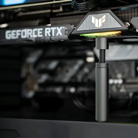 Ldpcsj support de carte graphique Gpu support rotatif télescopique Vertical support magnétique support de carte vidéo Base Magintertica Para Chasi