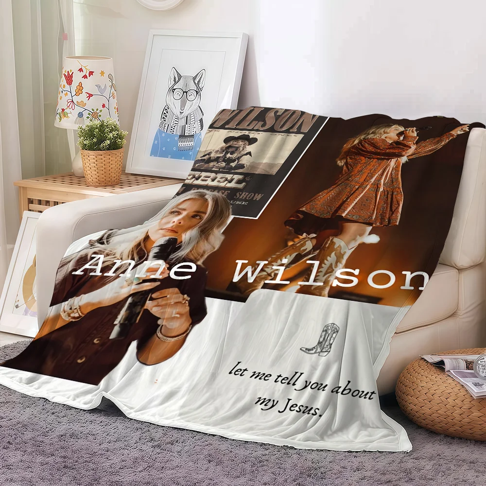 

A-Anne Wilson My Jesus Blanket Warm And Soft Suitable For Bedroom Living Room Sofa Bed Office Travel Camping