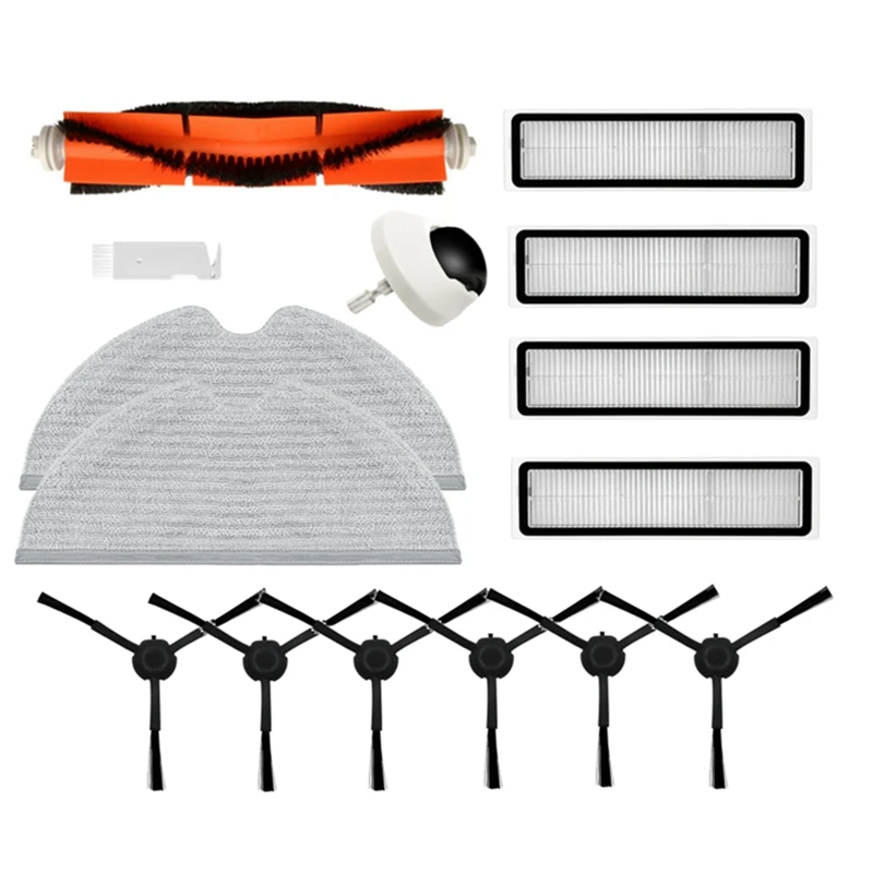 Ycoc-para xiaomi dreame d9 l10pro robô principal escova lateral mop pano filtro hepa acessórios aspirador de pó