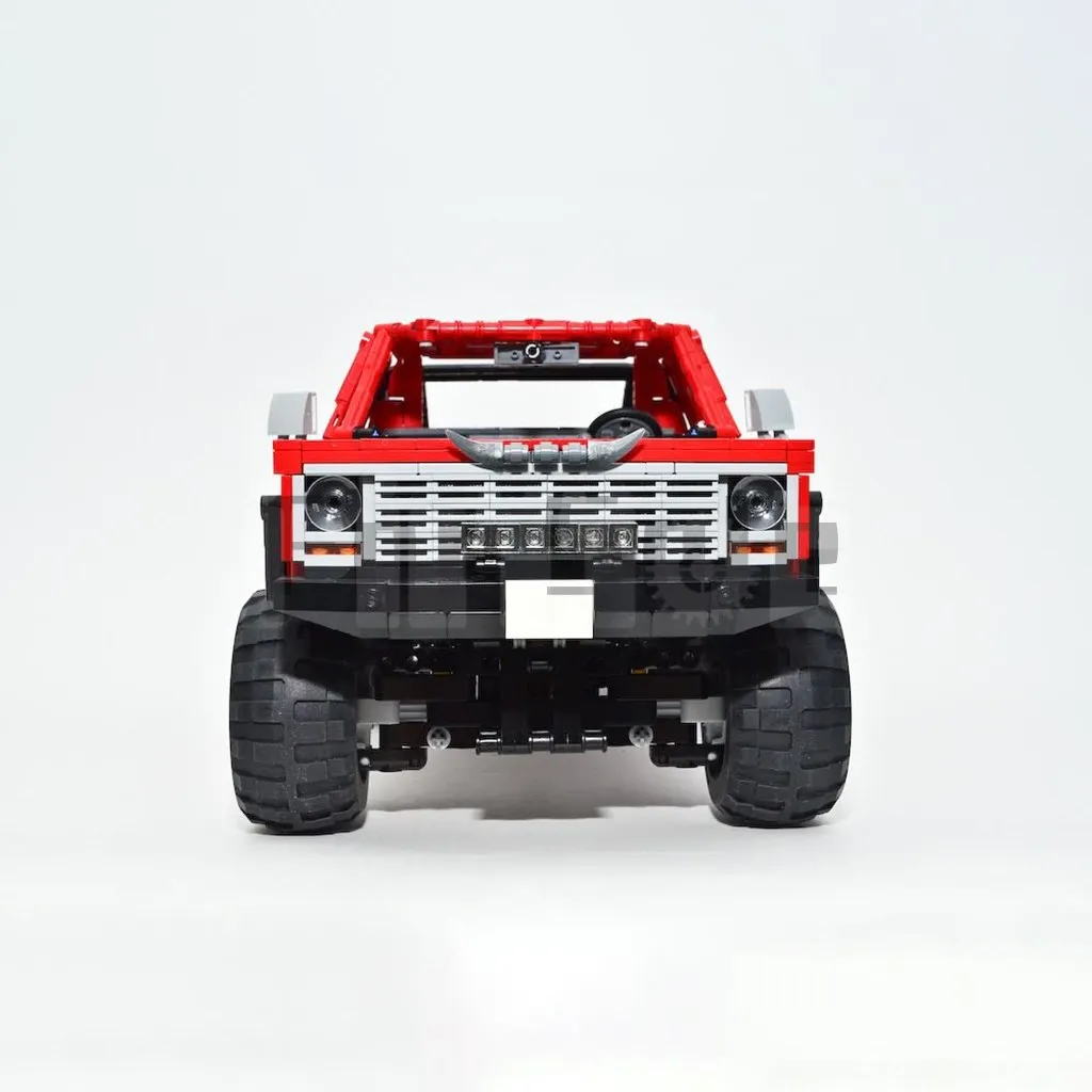 Moc-70537 Silverado K30 Pickup by Filsawgood Building Block Puzzle Toy Electric Model For Kids Gift