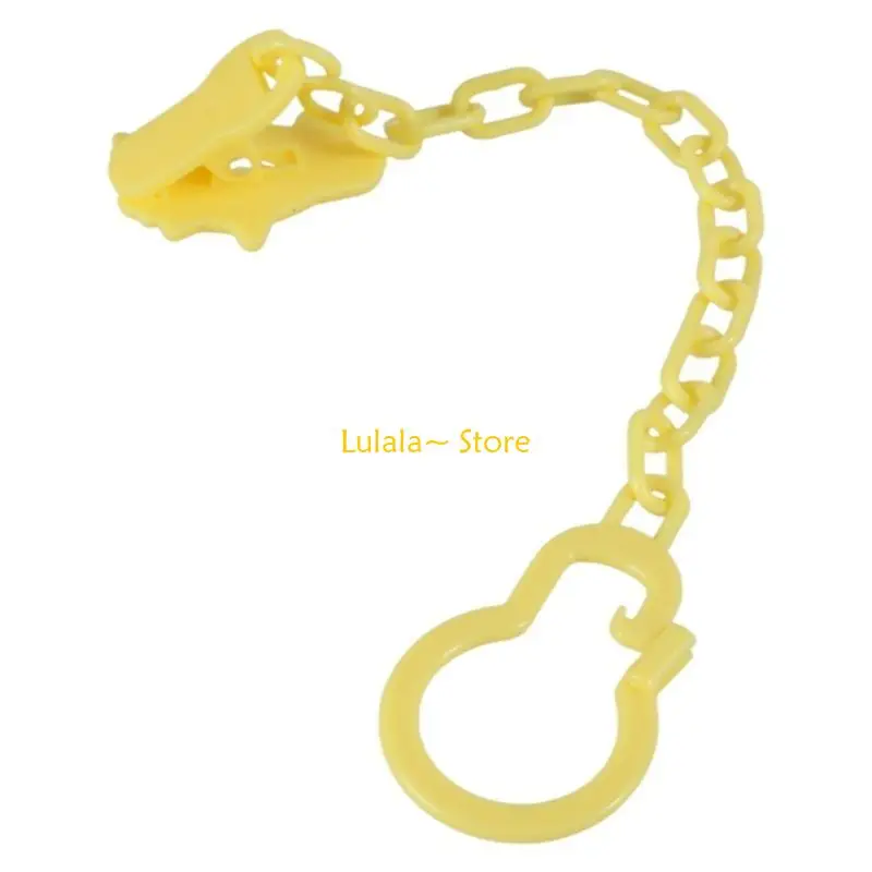 

Y4QA 1pc Baby Infant kids Dummy Pacifier Soother Chain Clips Holder Toddler Toy