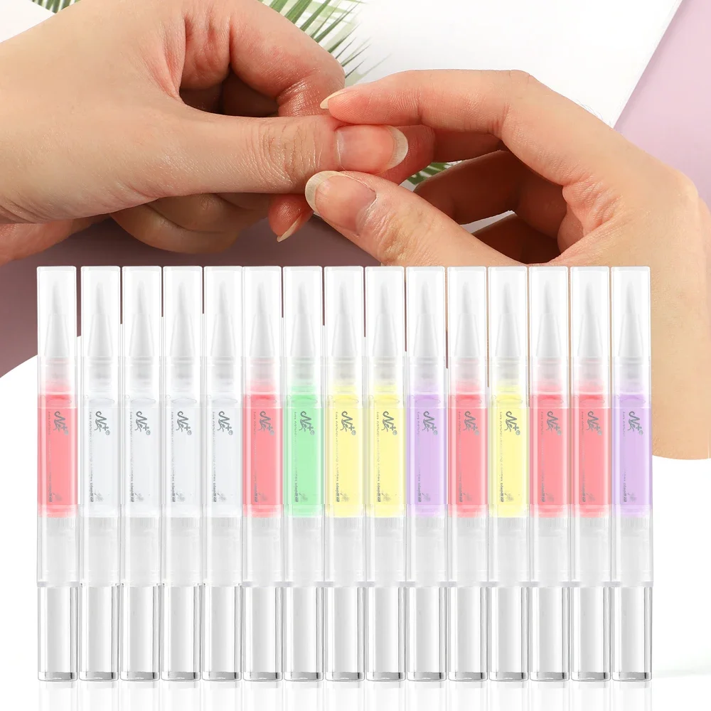 15 Smells 6pcs/Set Nail Nutrition Oil Pen Nail Treatments Cuticle Revitalizer Oil Prevent Agnail Nail Gel Polish Nourish Skin